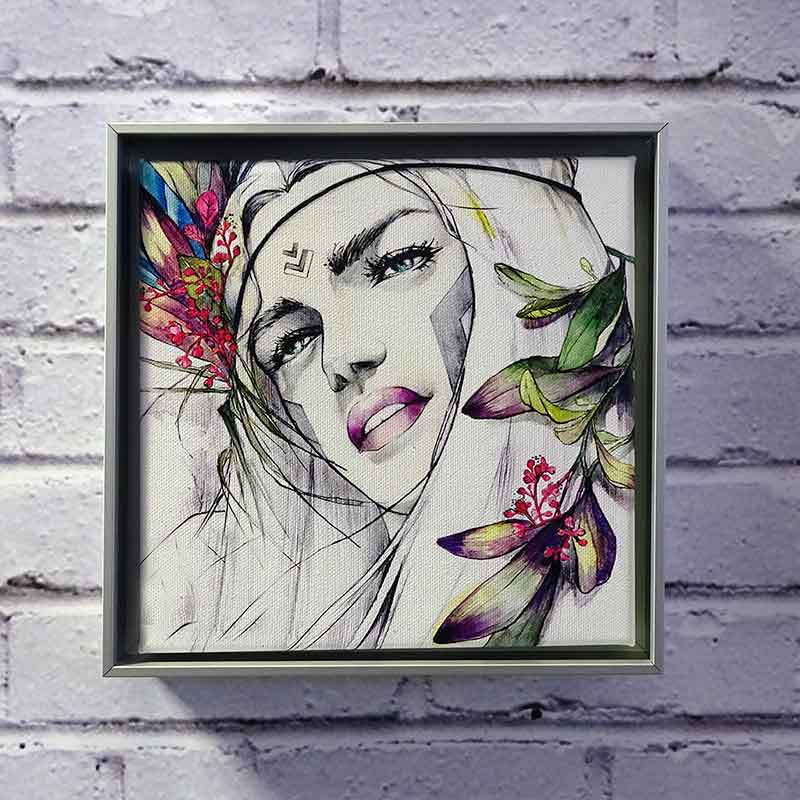 Profil en aluminium de caisse américaine pour toile